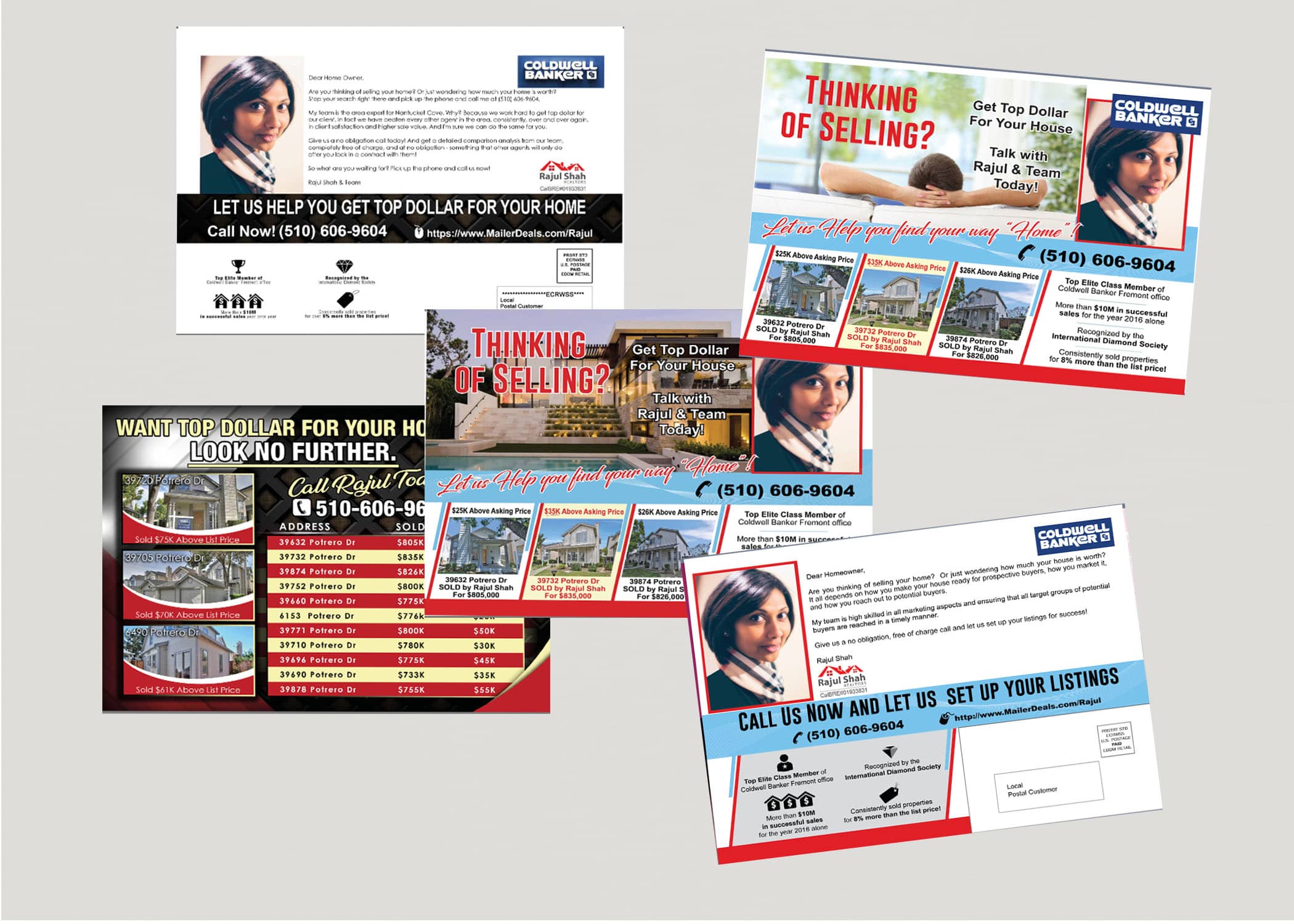 Rajul Shah Realtors Closes 6 Sales Within 3 Months using Every Door Direct Mail