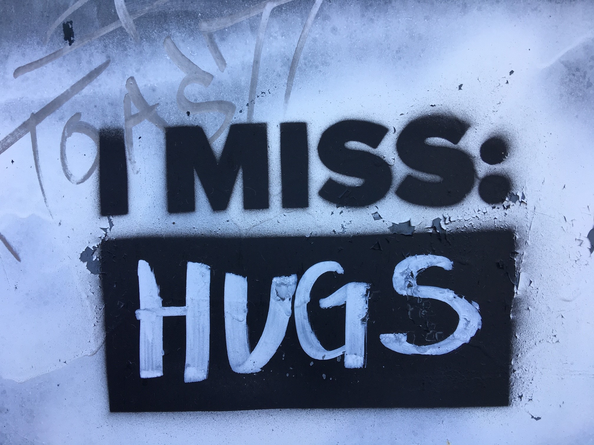 I miss hugs during COVID-19