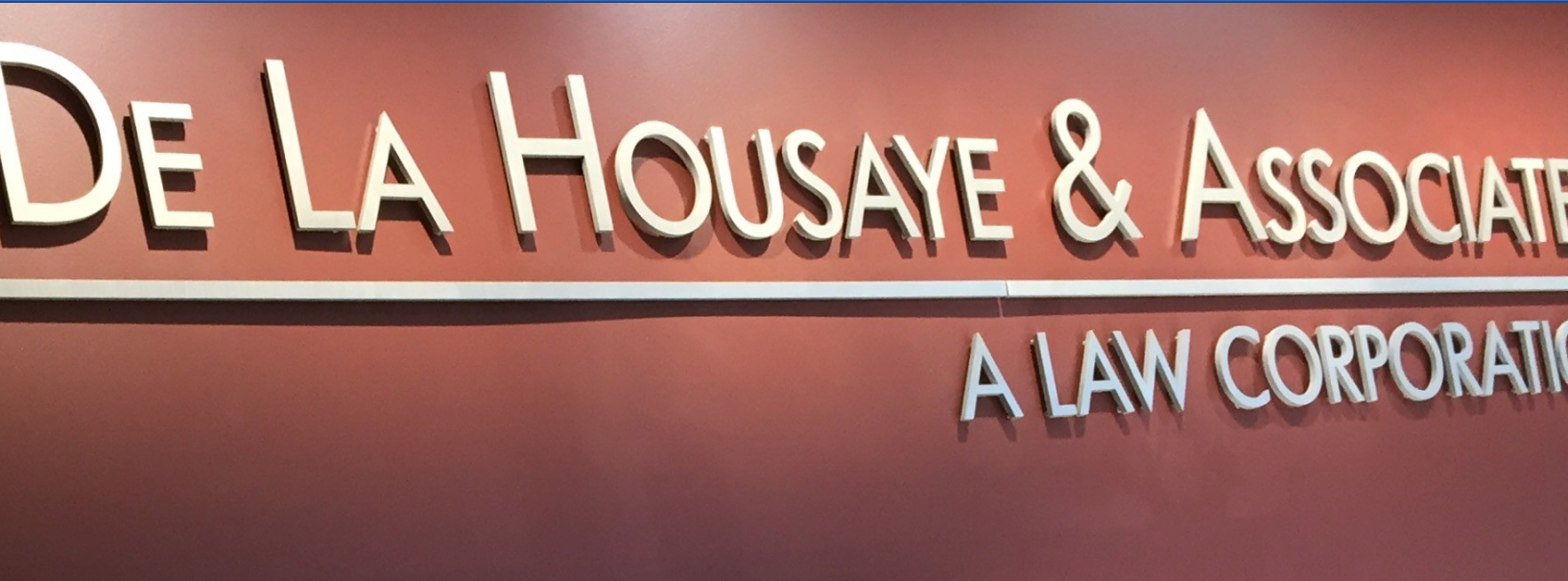 Congratulations De La Housaye & Associates, ALC on Your New Office Space