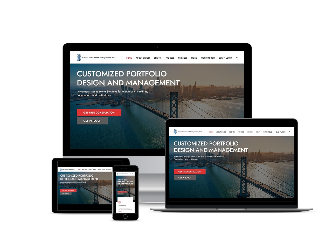 Website for Grassi Investment Management